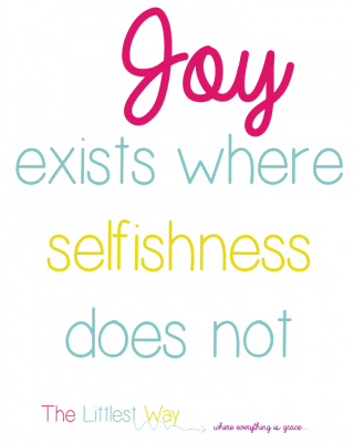 Selfishness quote