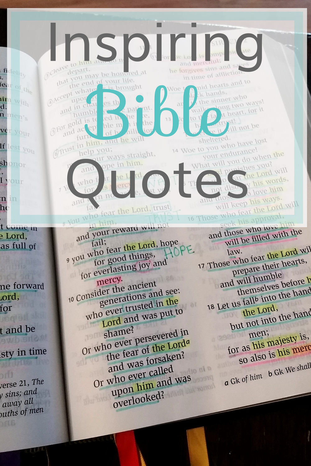Bible Verses About