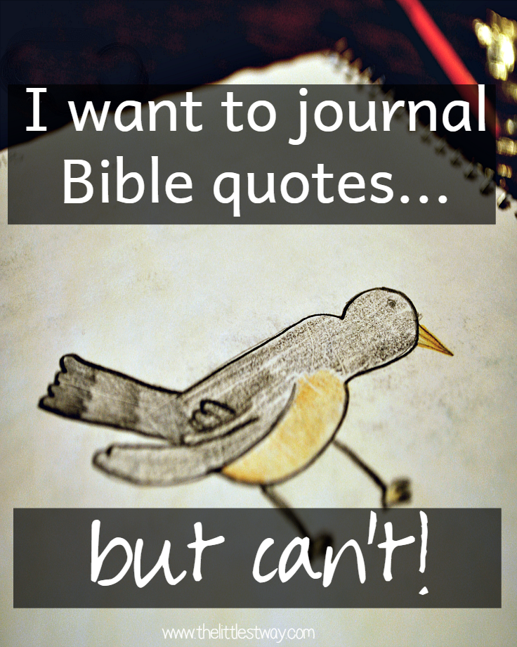 I want to journal Bible Quotes