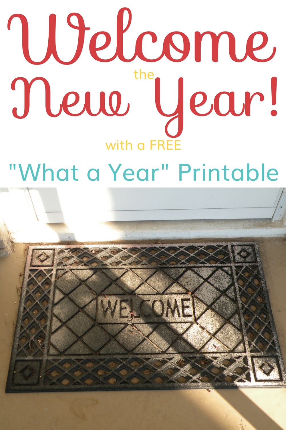 What a Year Free Printable