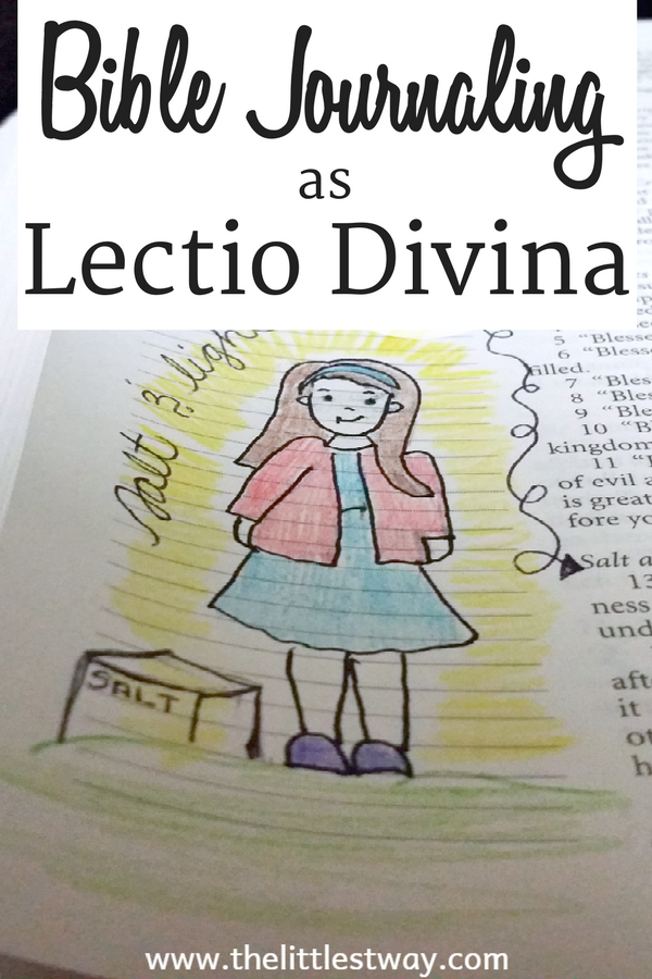 After reading a book about Lectio Divina I put it into practice with my Bible Journaling.