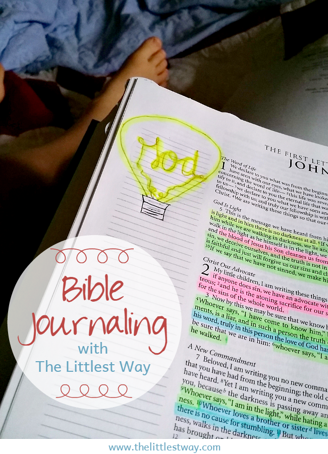 Bible Journaling with The Littlest Way
