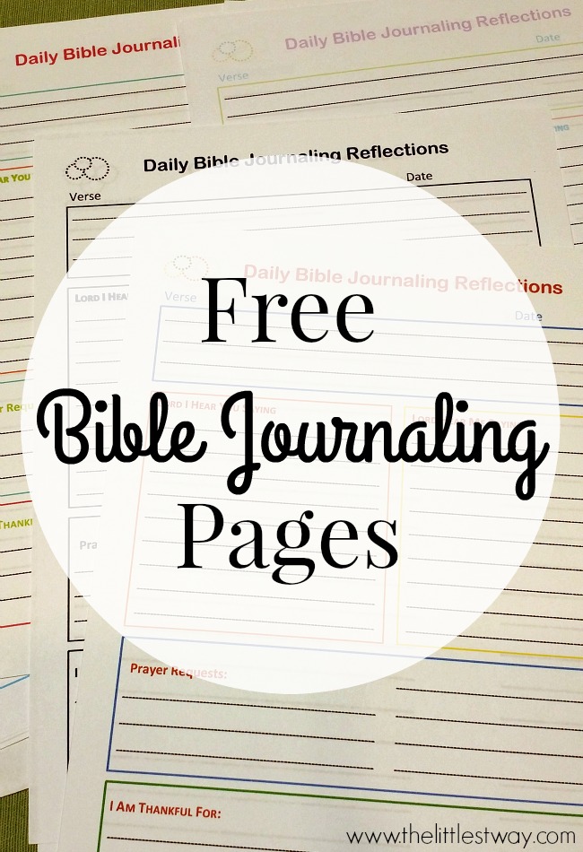 Bible Journaling Printables 