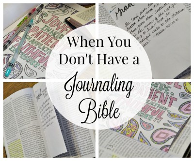 catholic journaling Bible