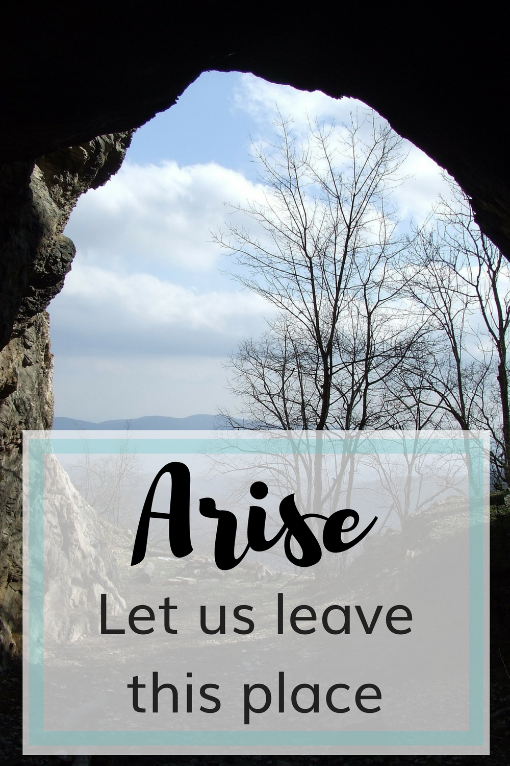 Arise, Let us leave
