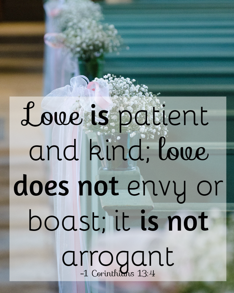 Bible Quotes About Patience: 1 Corinthians 13:4...Love is patient