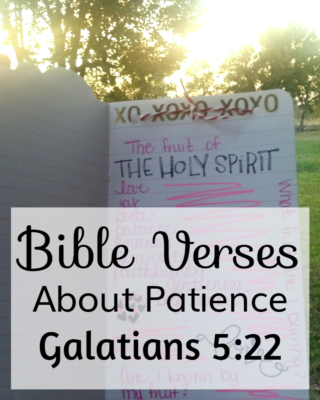 Bible Quotes About Patience: Galatians 5:22, The Fruits of the Holy Spirit