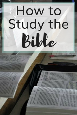 How to Study the Bible: Some Questions to Ask Yourself Before You Begin
