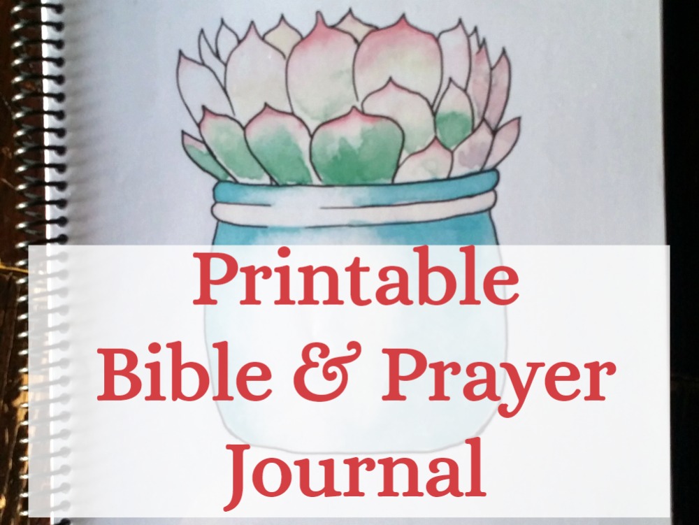 Bible and Prayer Journal Printable Pages