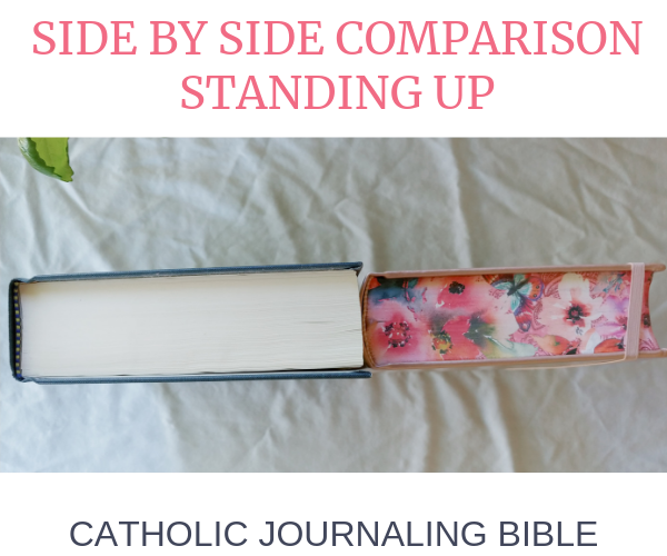 Catholic Journaling Bible side by side comparison.